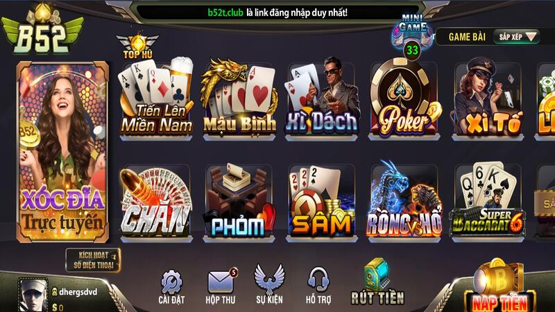 Game bài đổi thưởng B52