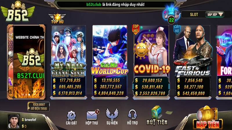 Game slots đổi thưởng B52