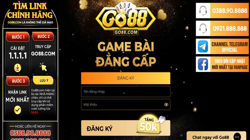 Giới thiệu cổng game Go88