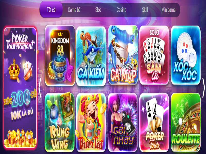 Cổng game có nhiều slot game với những pha nổ hũ đi vào lịch sử