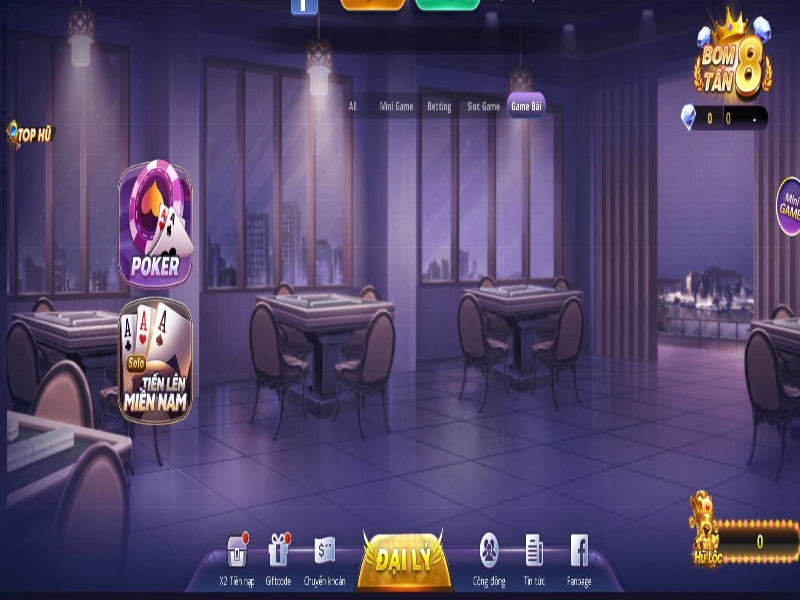 Game bài với những trò chơi cơ bản