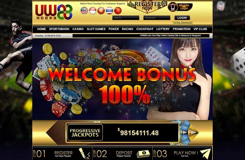 Ưu đãi bonus 100% tại ucw88