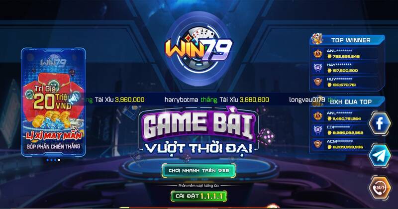 Cổng game bài Win79