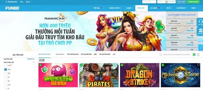 Đánh giá chất lượng của game nohu fun88