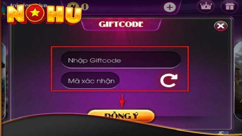 Các thức sử dụng mã Nohu39 giftocde